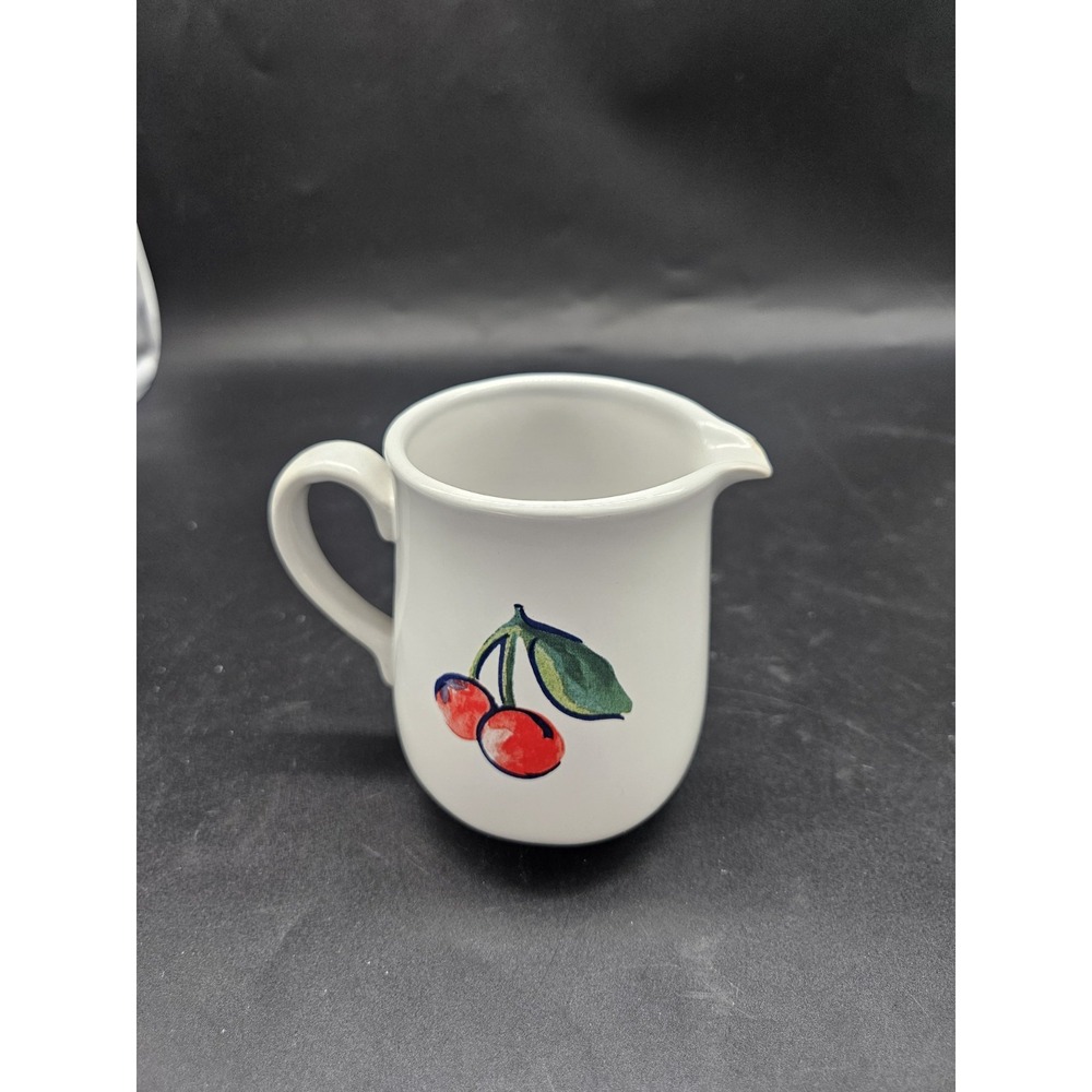 Corelle Coordinates Fruit Too or Fruit Basket Creamer Cherries